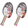 GKI Kung Fu DX Wood Table Tennis Racquet - Pack of 2, Red : Amazon.in ...