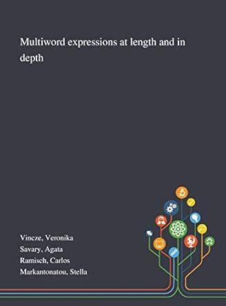 Buy Multiword Expressions at Length and in Depth Book Online at Low ...