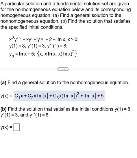 Image result for Particular Solution Examples