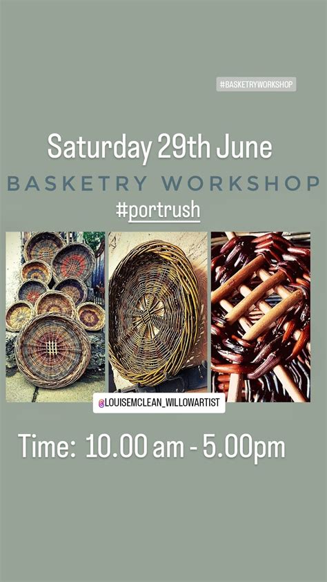 Basketry workshop , Atlantic Craft NI ( Willow/ Wood /Glass ...