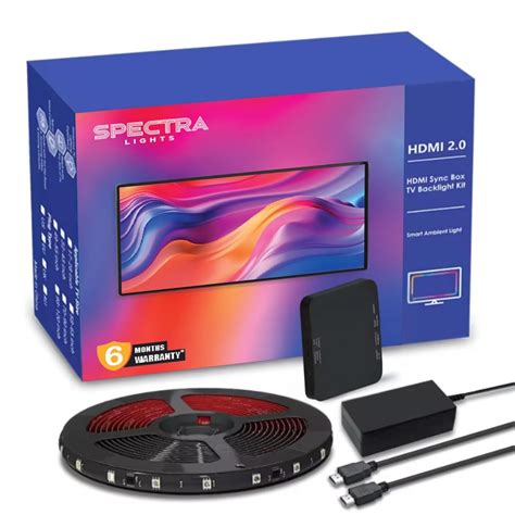 Buy Spectra Lights HDMI Sync Box 2.0 - TV LED Backlight for 32 inch TVs ...