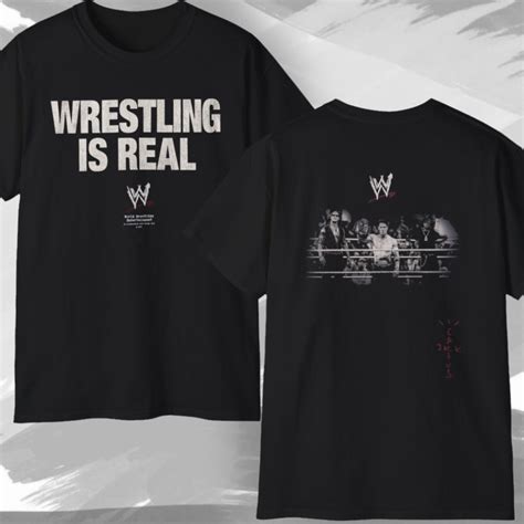 Travis Scott WWE Wrestling is Real Shirt - TokoPyramid