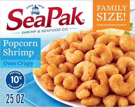 SeaPak Oven Crispy Popcorn Shrimp, Easy to Bake Delicious Seafood ...