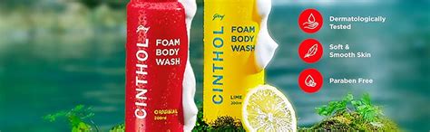 Buy Cinthol Original Foam Body Wash (200ml) | Unique Foam Formula for ...