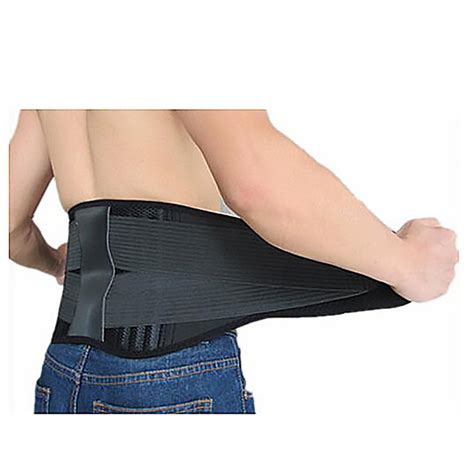 Adjustable Back Brace w/Removable Pad Support Belt for Treatment of ...