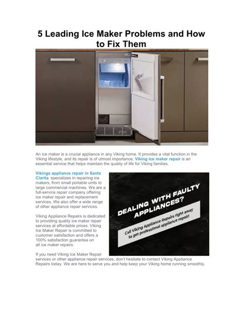 Troubleshooting Ice Maker Problems 的图像结果