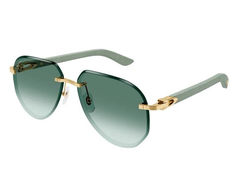 Buy Cartier Sunglasses 0440S 005 61 | GEM OPTICIANS – GEM Opticians