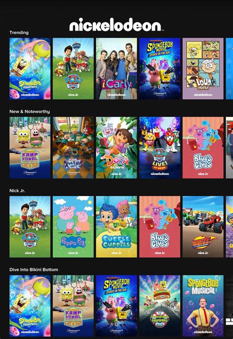 Image result for Paramount Plus Interface