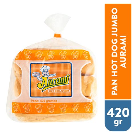 Comprar Pan de hot dog Aurami jumbo empacado, 6 uds - 420 g | Walmart ...