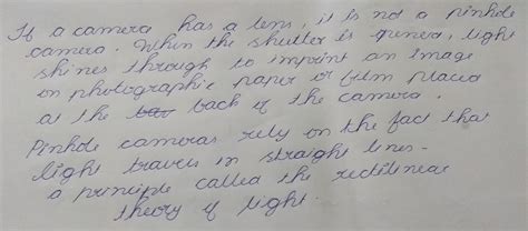 on what principle does a pinhole camera work - Brainly.in