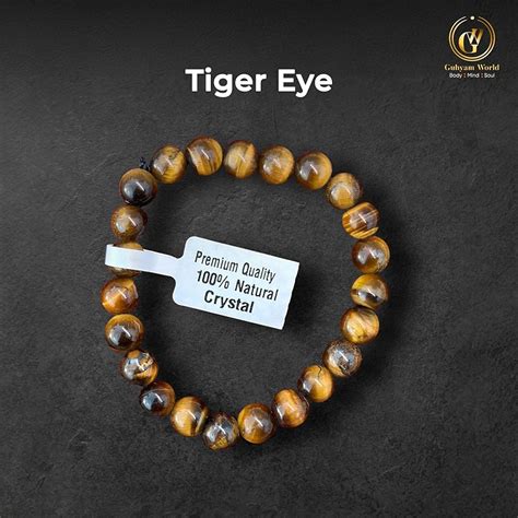 Buy Tiger Eye Bracelet | Healing Crystal for Confidence & Protection ...