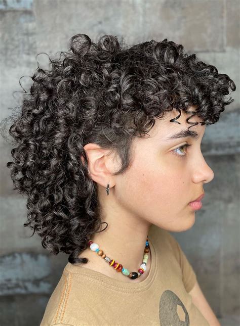 22 Mullet Curl Hairstyles for Bold Beauties | Haircuts for curly hair ...