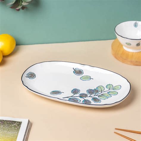 Snack Sectioned Plate - Buy Ceramic Section Plate Online |Nestasia