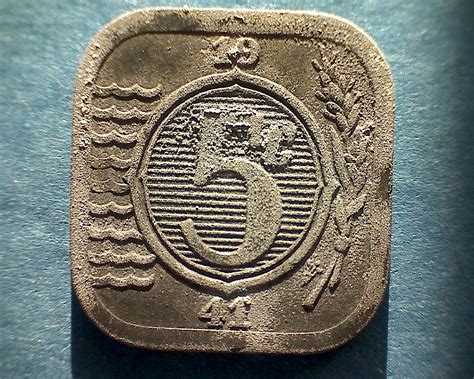 1941 NETHERLANDS FIVE CENTS "WORLD WAR 11" - For Sale, Buy Now Online ...