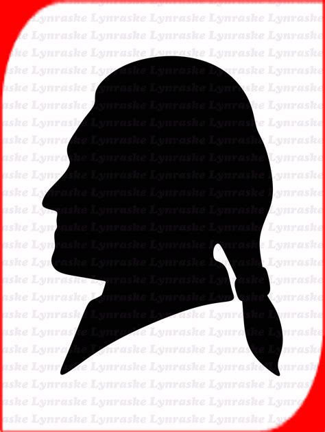 Thomas Jefferson Silhouette SVG svg dxf Cricut Silhouette - Etsy Polska