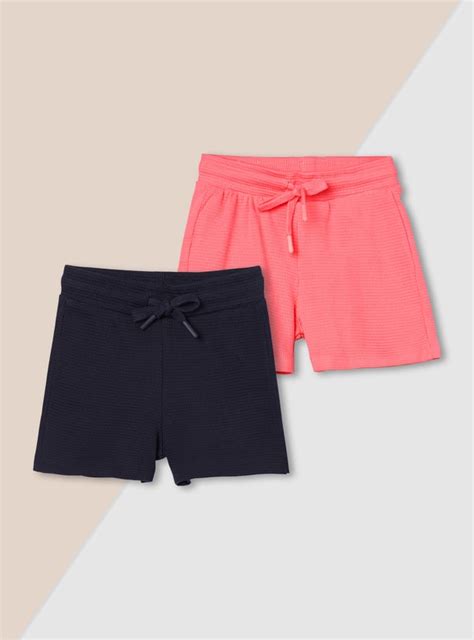 Buy Girls Textured Shorts - Pack of 2 Online at just Rs. 498.0 ...