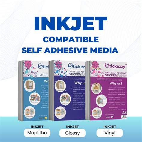 INKJET STICKER PAPER BY STICKEZZY – Stickezzy