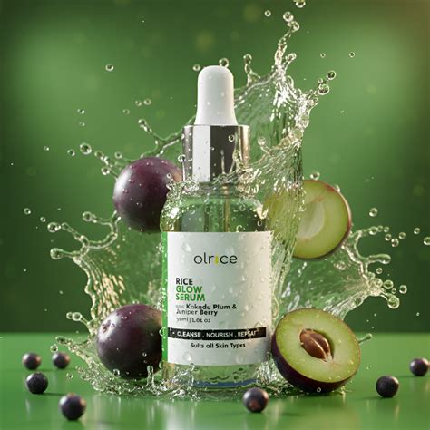 RICE GLOW SERUM- With Kakadu Plum & Juniper Berry – OLRICE SKINCARE