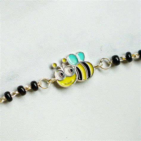 Buy Handcrafted Nazar Battu Silver Bracelet For Kids Online On Zwende