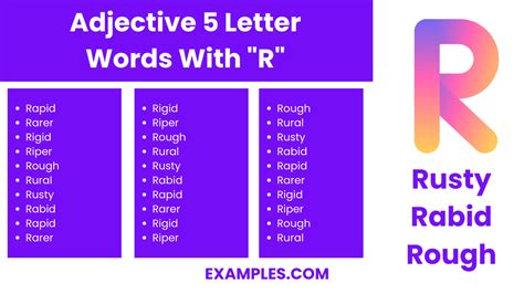 5 Letter Words With R - 450+ List, Meaning, PDF
