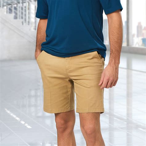 Shop Mens Slim Fit Stretch Chino Short | Bulk Buy Plain Clothing Online