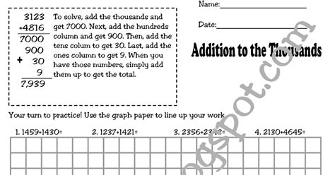 Image result for Robinson Addition Practice Problems