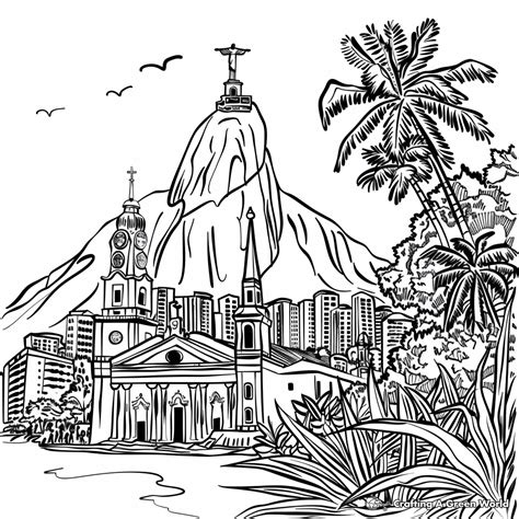 Brazil Coloring Pages For Kids