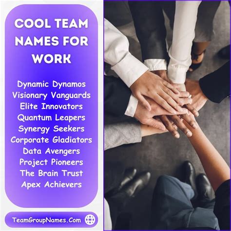 Funny Cool Team Names For Work at Ross Brown blog
