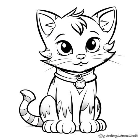 Kitty Coloring Pages - Free & Printable!