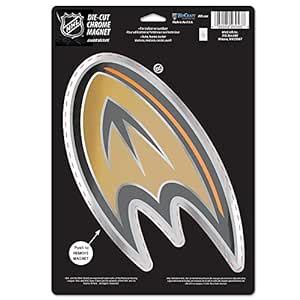 NHL Anaheim Ducks Die Cut Logo Chrome Magnet, 6.25 x 9-Inch : Amazon.in ...