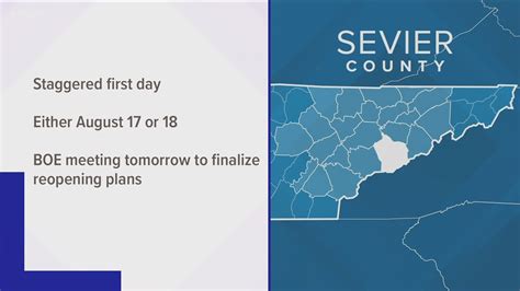 Sevier County Schools adjusts fall calendar, to finalize reopening ...