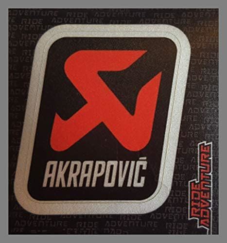 Ride Adventure Akrapovic 02 Sticker for Car & Bike : Amazon.in: Car ...