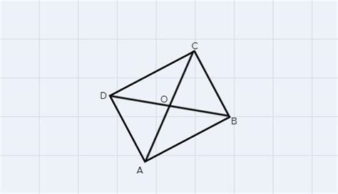 AO=OC,DO=OB,DB PERPENDICULAR to AC, ANGLE-DAB=63°,O being the point of ...