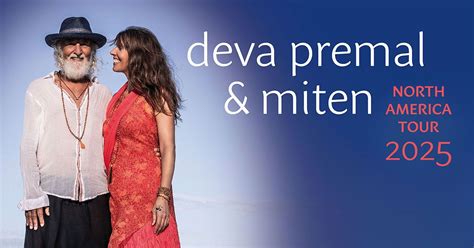 Deva Premal & Miten - Singing Our Prayers in America - 2025 Spring Tour ...