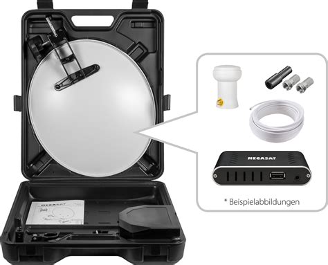 Megasat Mobile Satellite System with HD Receiver in Camping Case ...