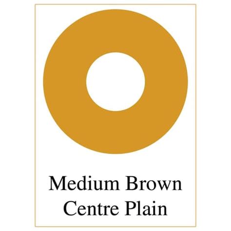 Prosthetic Contact Lens/Contact Lens (Medium Brown Center Clear)