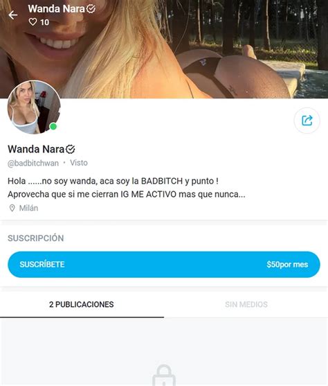 Cuánto cuestan las fotos hot de Wanda Nara en OnlyFans