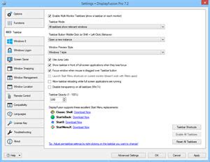 Multi-Monitor Taskbars • Features • DisplayFusion • Binary Fortress Software