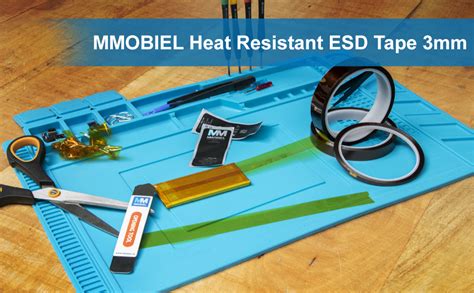 MMOBIEL 3mm ESD Heat Resistance Polyimide Tape Sticker Strong Adhesive ...
