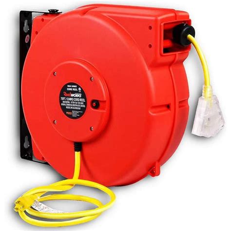 Reelworks Electric Power Storage: 80 ft. Retractable Extension Cord ...