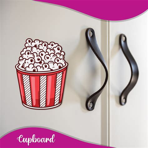 Popcorn Fridge Magnet | Movie Night Quirky Kitchen Decor – Bhai Please ...