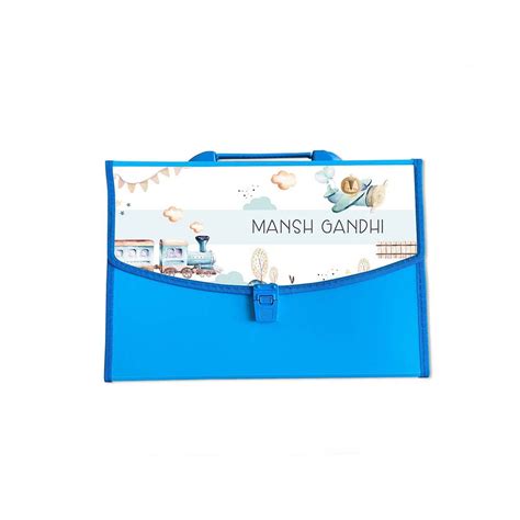 Horizontal Divider Folder | Personalised – Bombay Kids Company