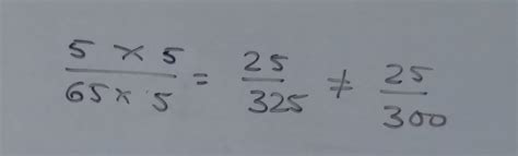 5/65 and 25/300 equivalent fractions ? - Brainly.in