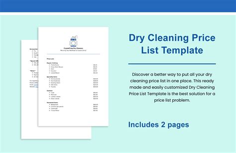 Editable Price List Templates in PDF to Download