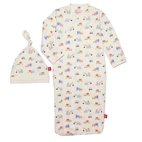 Can You Dig It Modal Magnetic Cozy Sleeper Gown + Hat Set – Wiggles ...