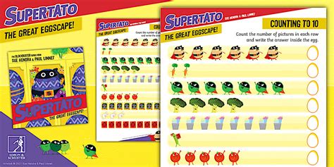 👉 Supertato: The Great Eggscape Counting to 10 Activity