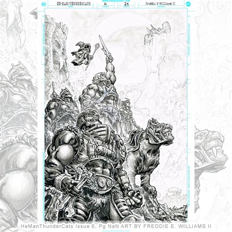 Freddie Williams II on Twitter: "My Ink-Wash art from the HeMan ...