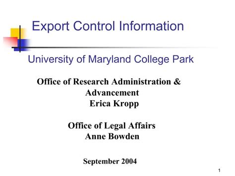 Image result for Export Control Slide