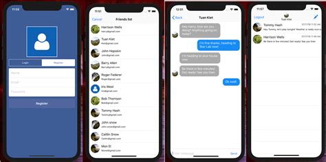 Image result for iOS Chat App Firebase