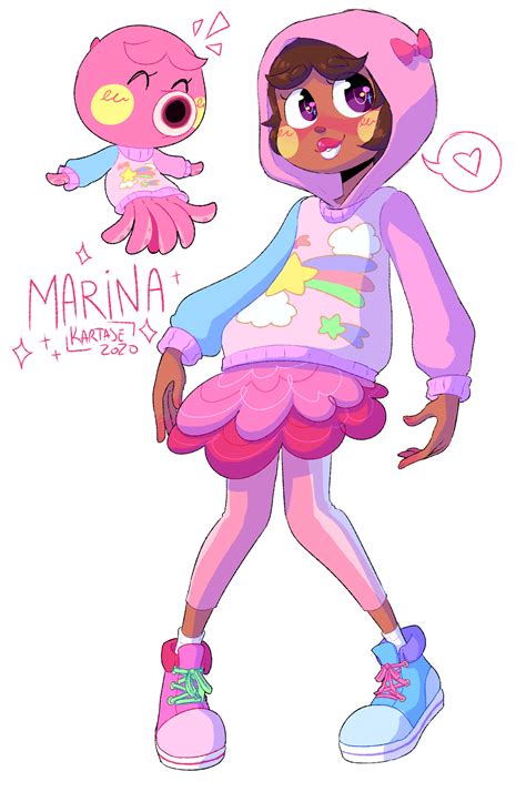 ArtStation - Marina - Humanisation Animal Crossing